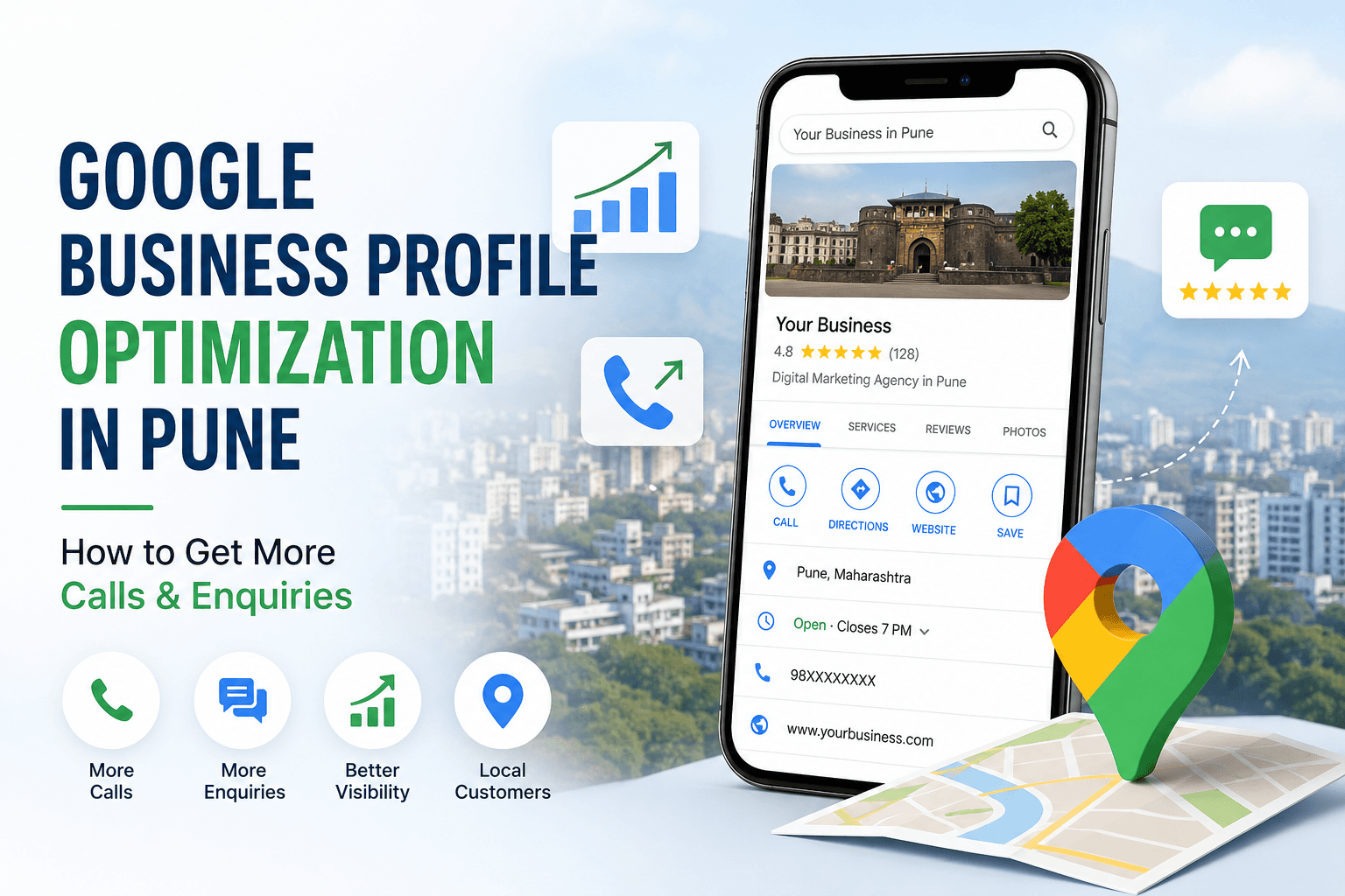Google Business Profile optimization in Pune for increasing calls and enquiries