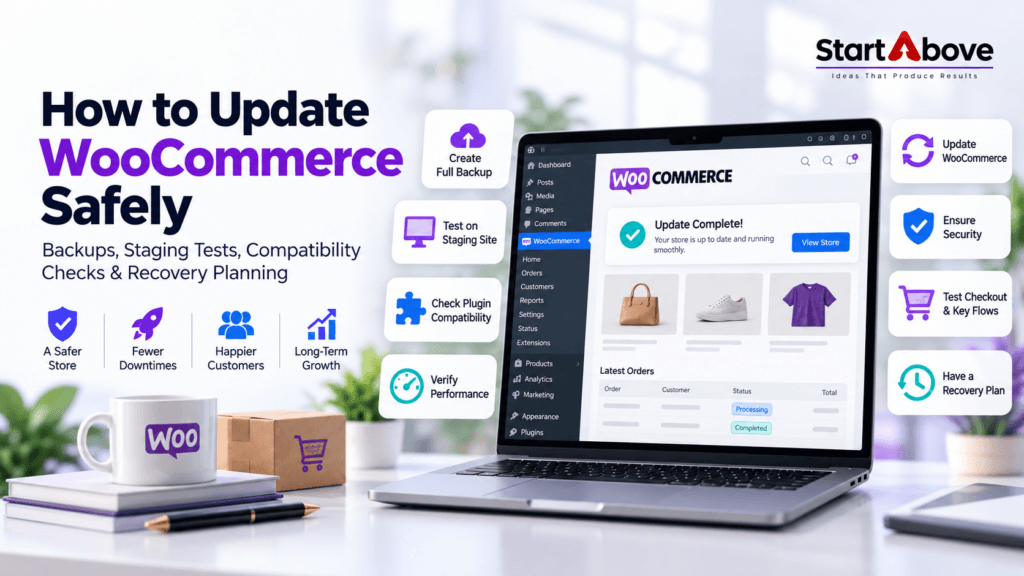 How to update WooCommerce safely with backup, staging, compatibility checks and recovery planning